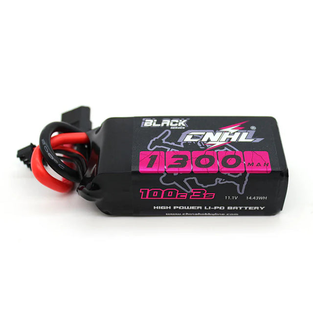 CNHL Black Series 1300mAh 11.1V 3S Lipo Battery with XT60 Plug