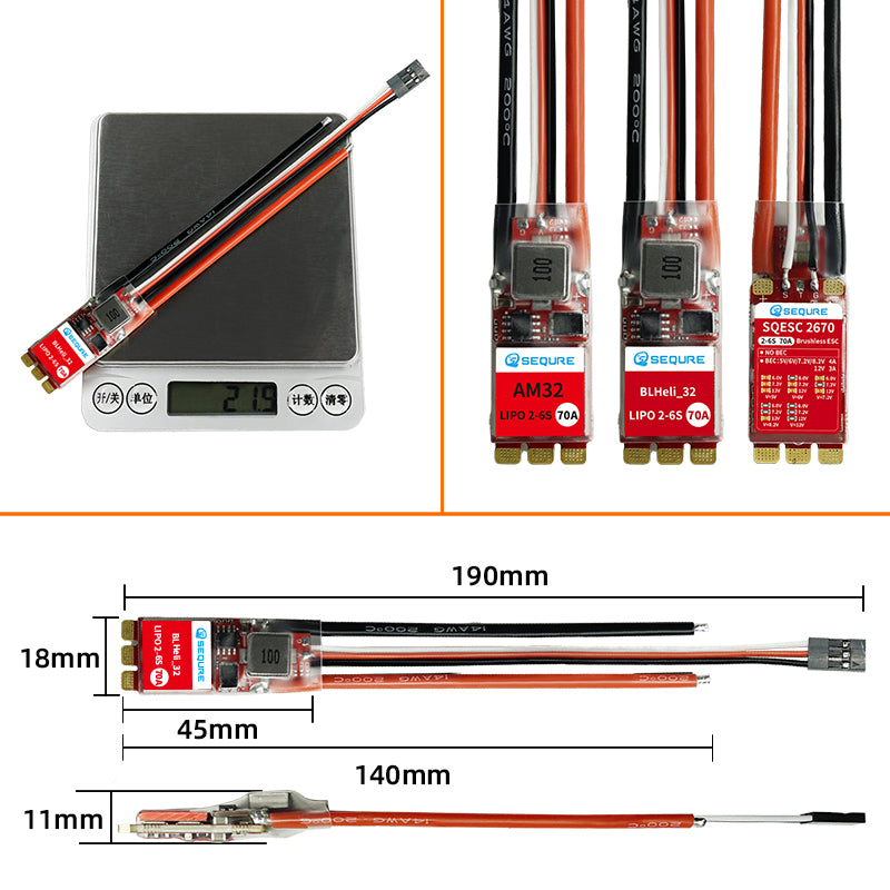2670 ESC 2-6S 70A