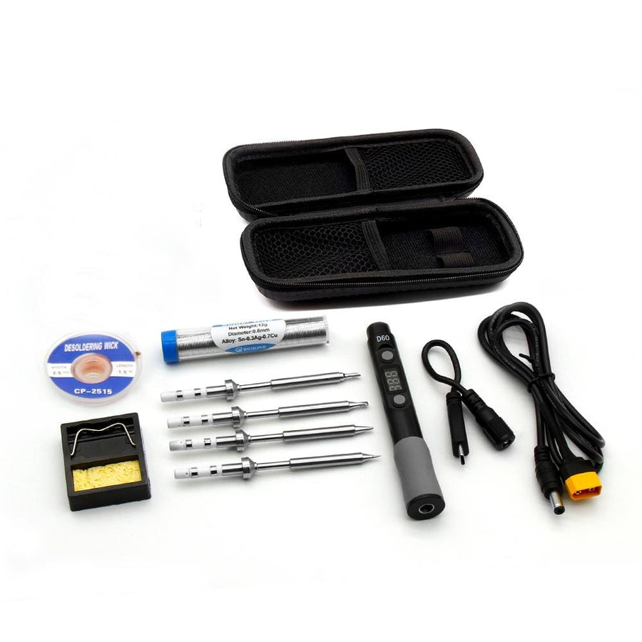 SQ-D60B Mini Soldering Iron Kit with Tool Bag