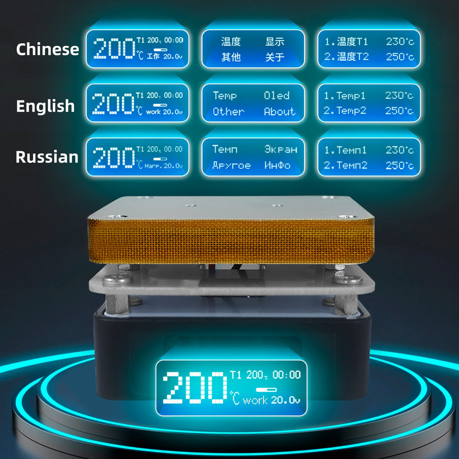 T55 Mini Constant-Temperature Soldering Hot Plate