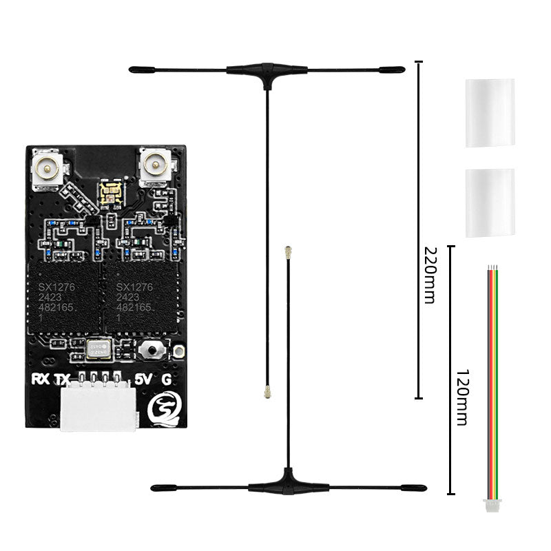 ELRS 2.4GHz Dual Antenna True Diversity Receiver