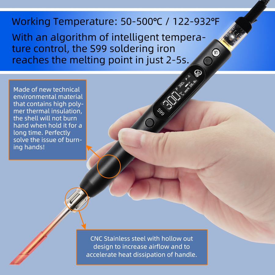 S99 Soldering Iron (C245) - simple, 1 tip