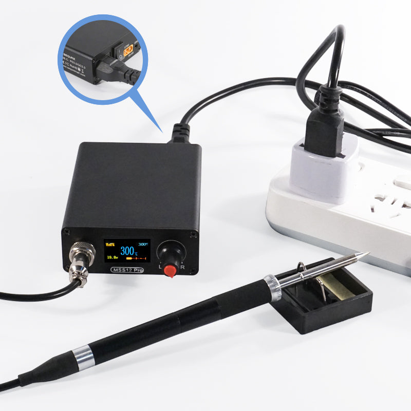MSS12 Pro Soldering Station (T12, 4 tips)