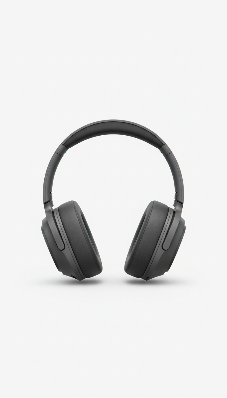 Wireless Noise-cancelling Headphones in Graphite Gray
