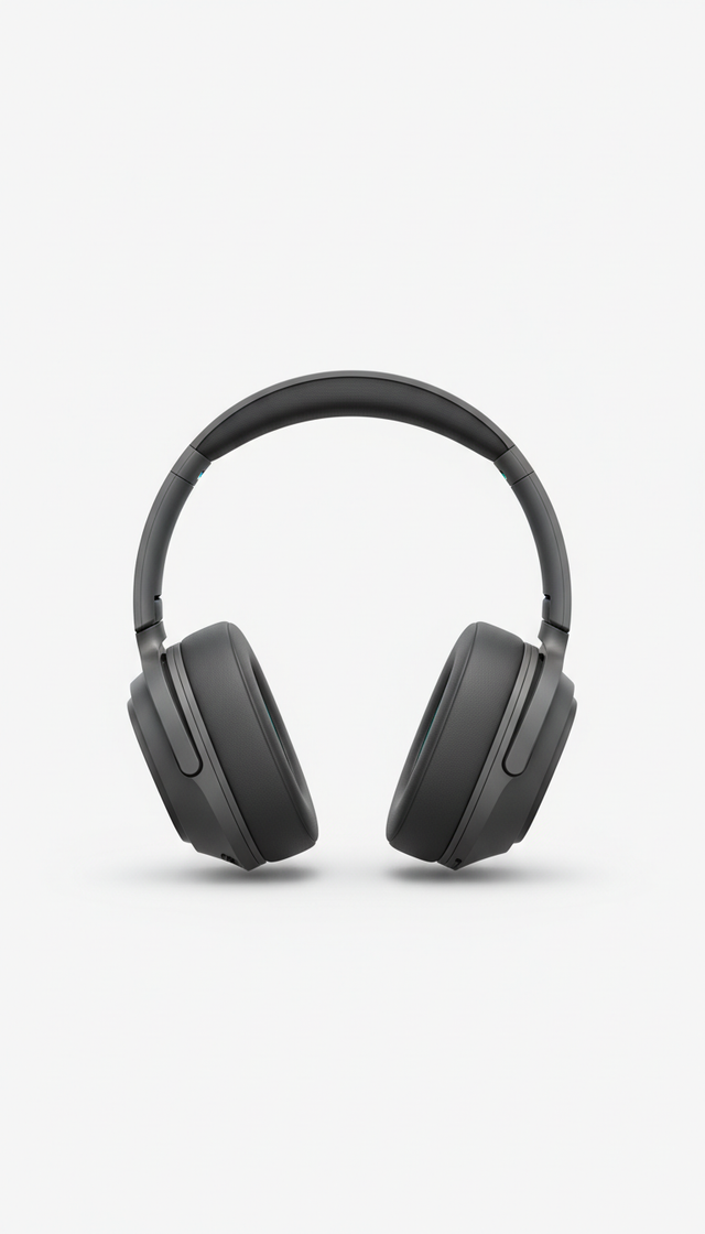 Wireless Noise-cancelling Headphones in Graphite Gray