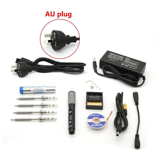 SQ-D60B Mini Soldering Iron Kit with 19V 3A Adapter