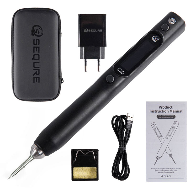 S20 Nano Soldering Iron (C115) - 3 tips