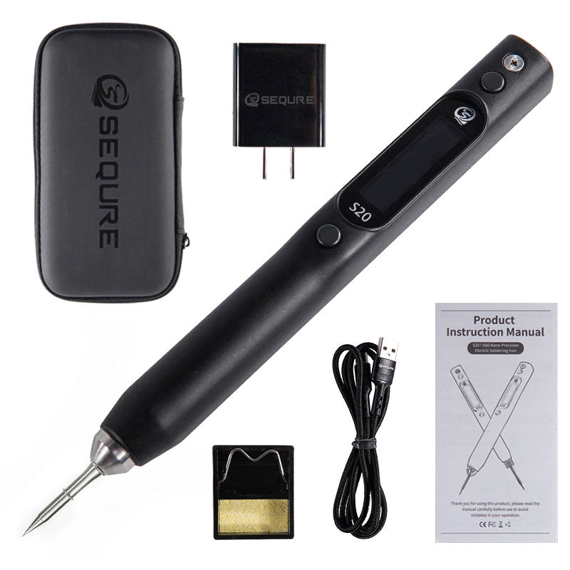 S20 Nano Soldering Iron (C115) - 3 tips