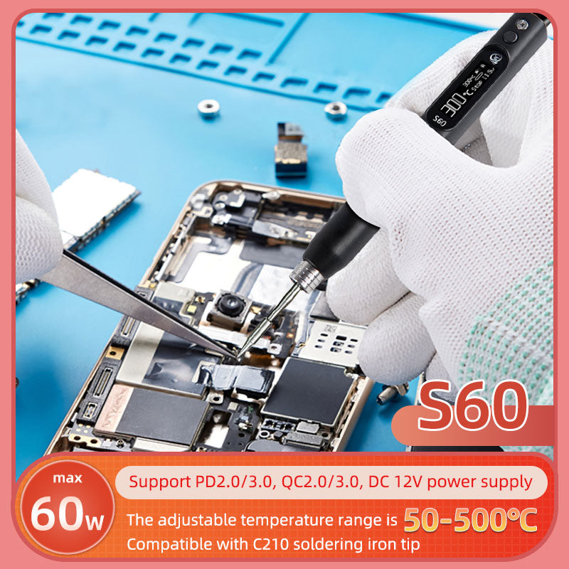S60 Nano Soldering Iron (C210) - 1 tip