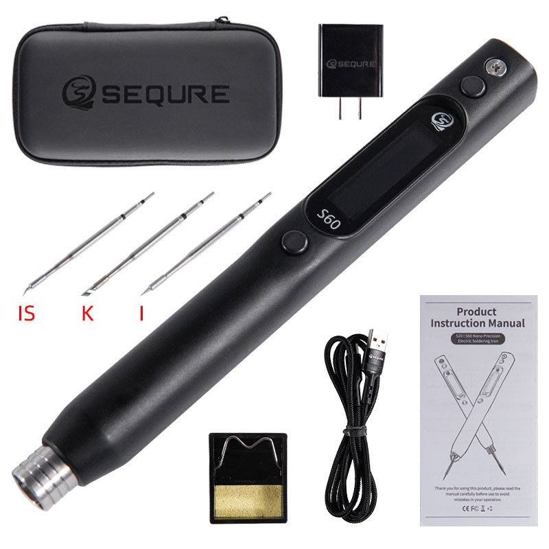 S60 Nano Soldering Iron (C210) - 3 tips