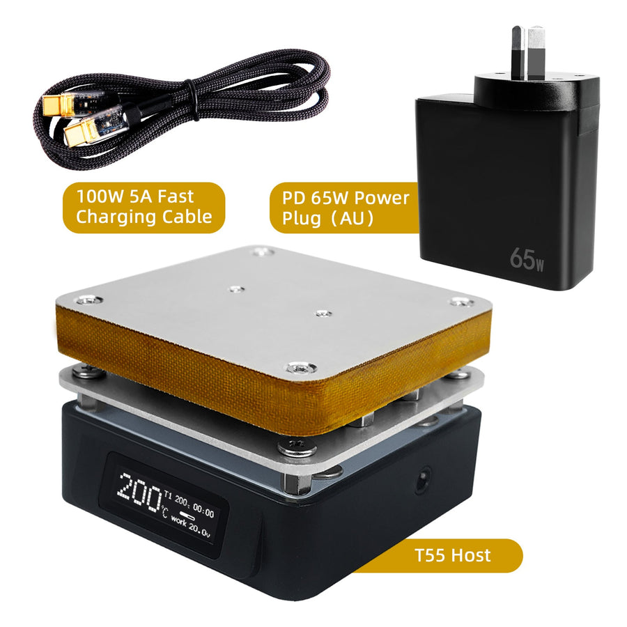 T55 Soldering Hot Plate with Power Adapter
