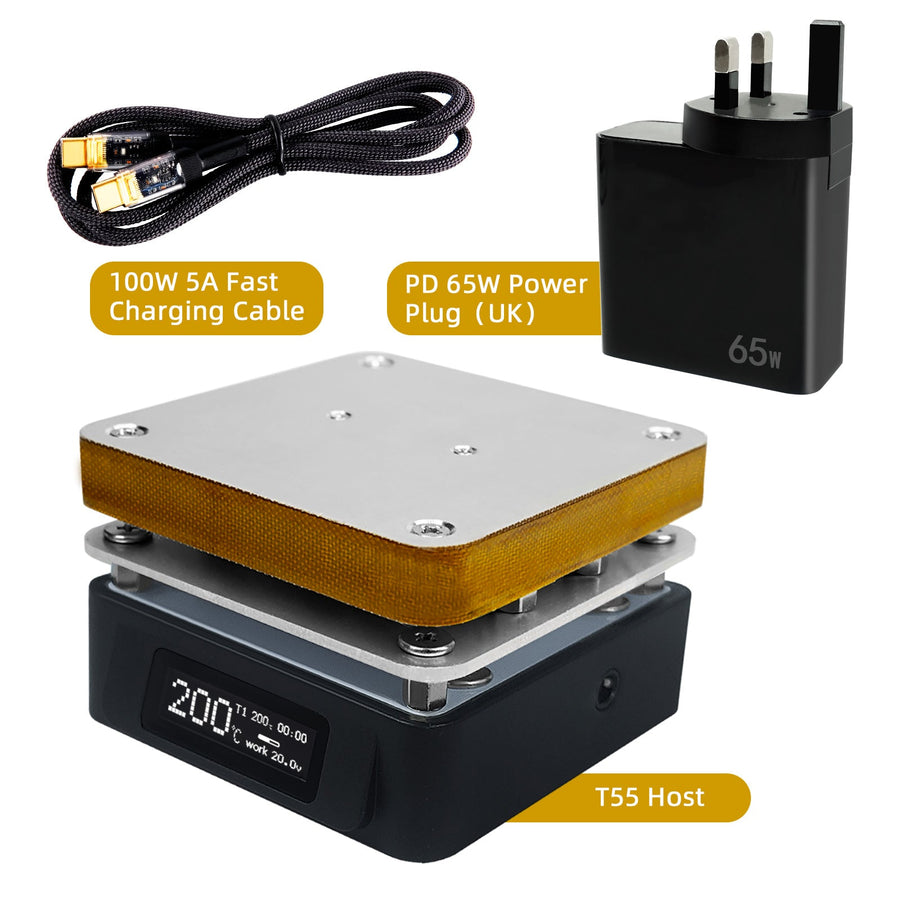 T55 Mini Constant-Temperature Soldering Hot Plate