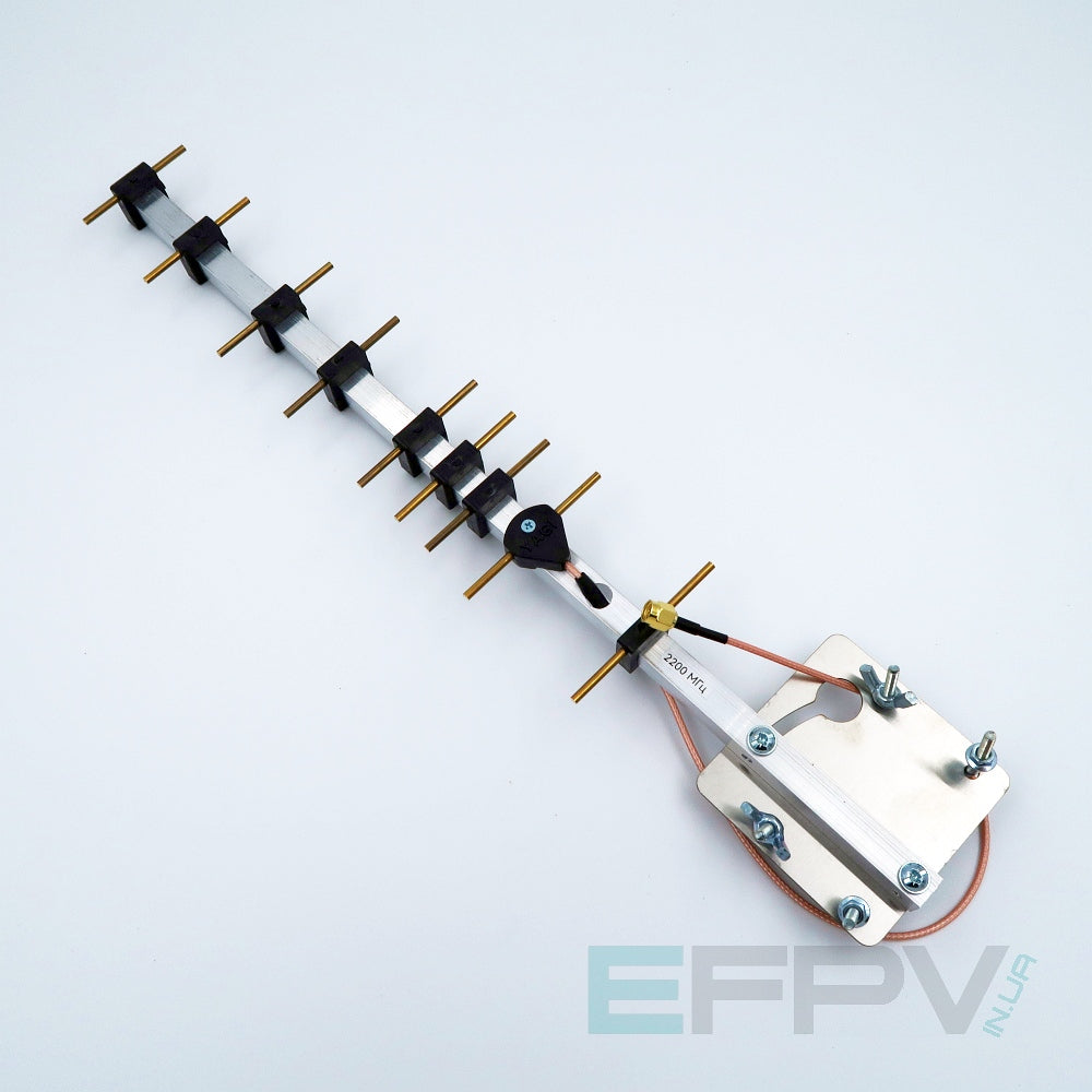 Antenna Yagi 2200 MHz 9 Sections 13.4 dBi