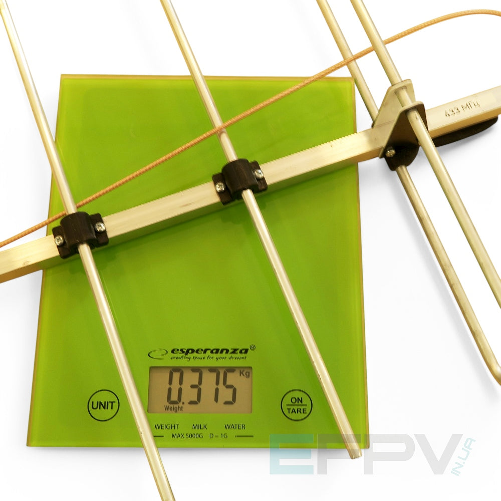 Yagi Antenna 433MHz 7 Sections 11.9 dBi