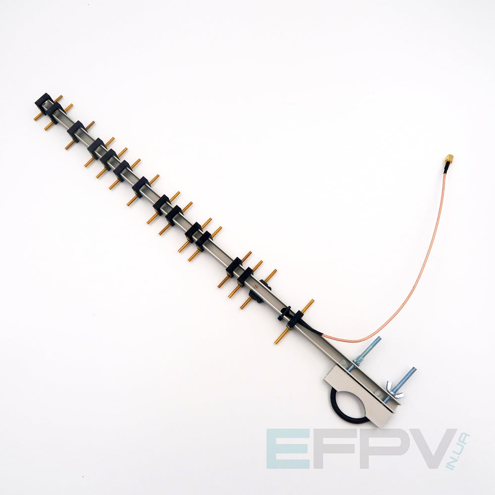 Yagi Antenna 2400 MHz 15 Sections 16 dBi